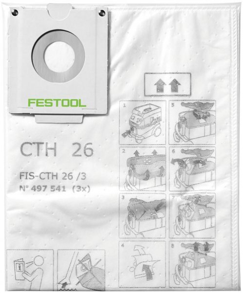 Festool Sicherheitsfiltersack FIS-CTH 26/3 (5 Stück)
