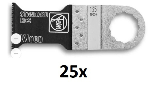 Fein Standard E-Cut-Sägeblatt Länge 50mm Breite 35mm 25er Pack