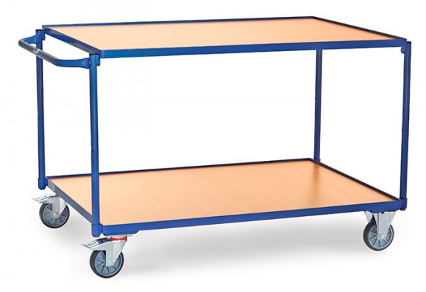 Fetra leichter Tischwagen mit 2 Böden und einer Ladefläche von 1.200 x 800 mm 2946