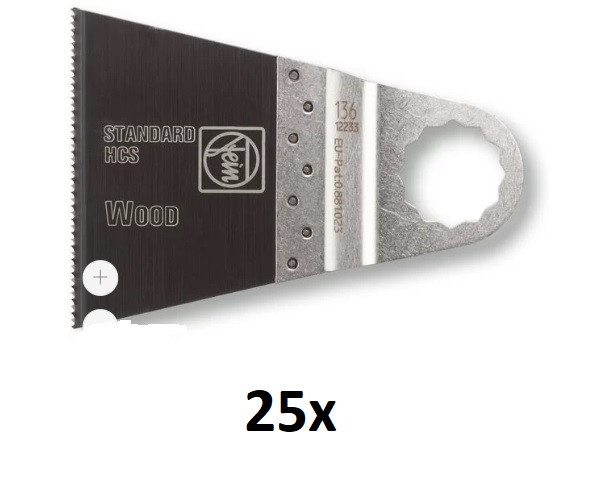 Fein E-CUT Standard-Sägeblätter B65mm Länge50mm 25er Pack